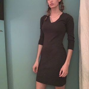 Gray tight dress